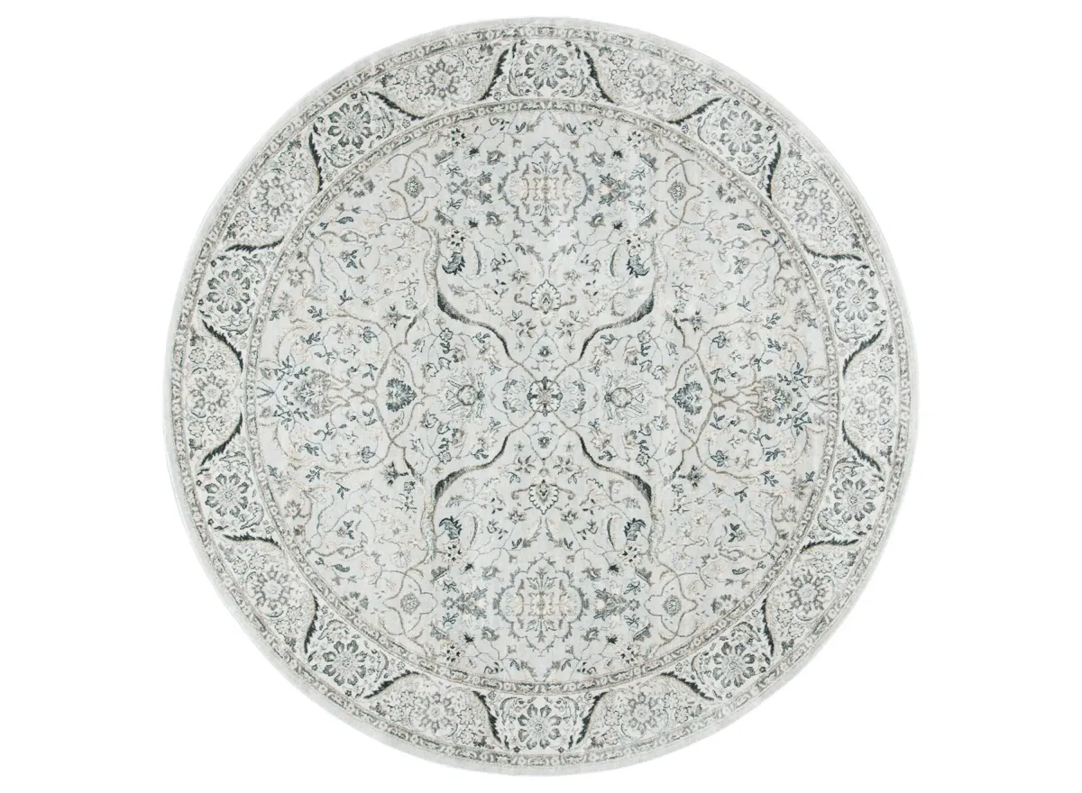 Isabella Area Rug in Light Gray/Cream by Safavieh