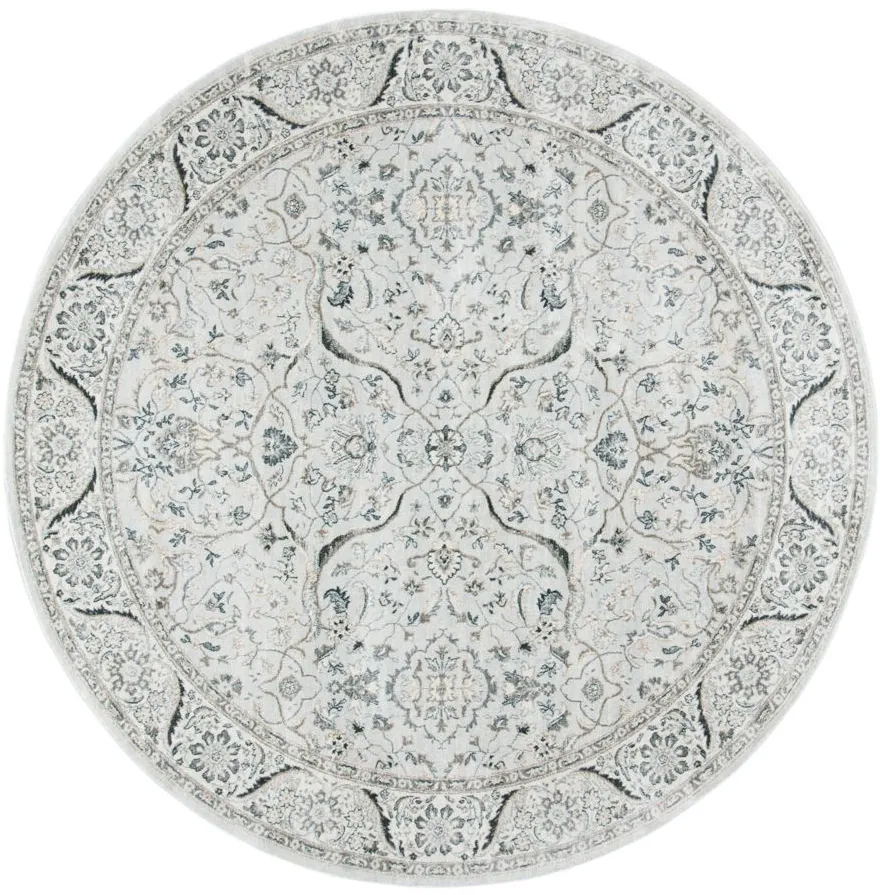 Isabella Area Rug in Light Gray/Cream by Safavieh