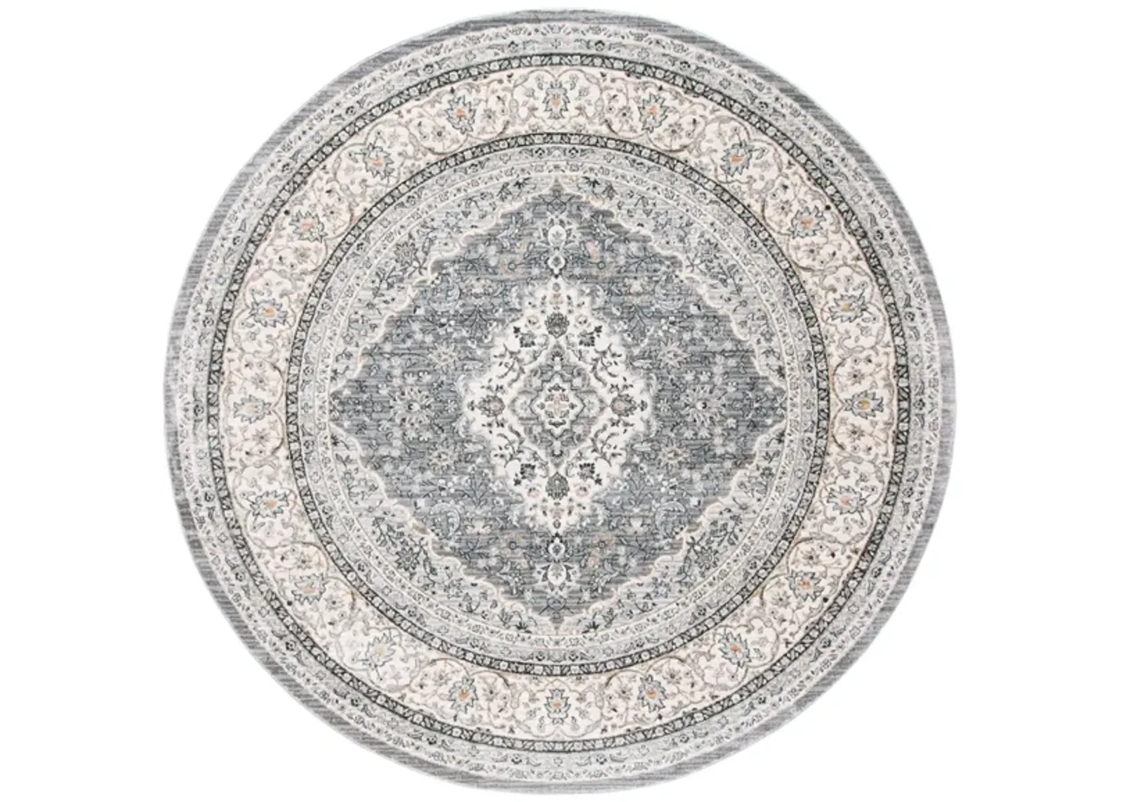 Isabella Area Rug in Gray/Cream by Safavieh