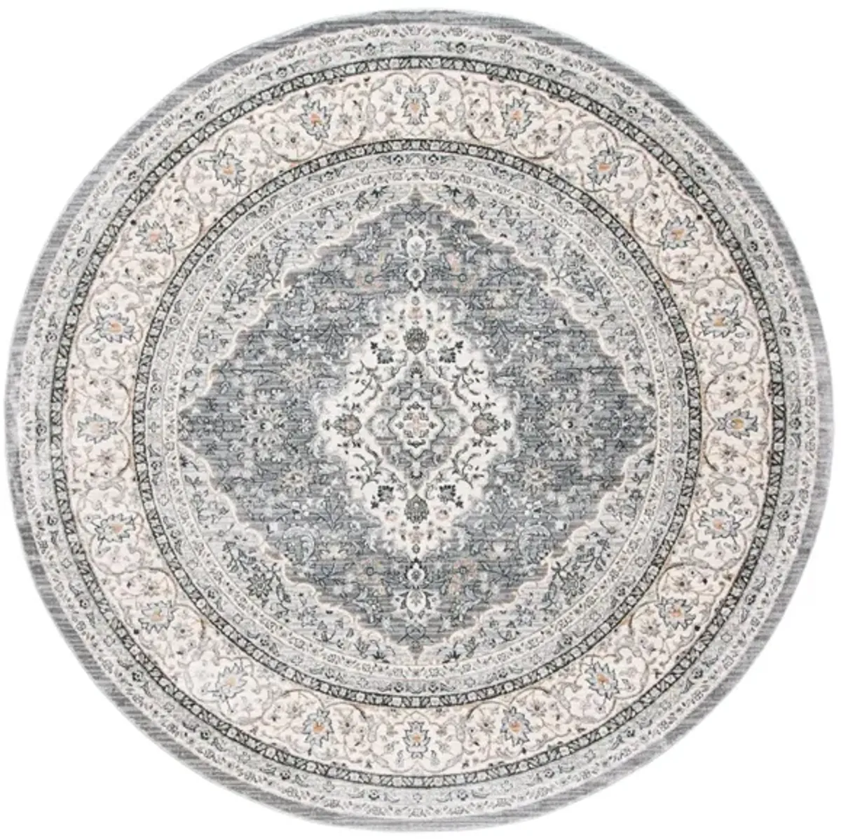 Isabella Area Rug in Gray/Cream by Safavieh