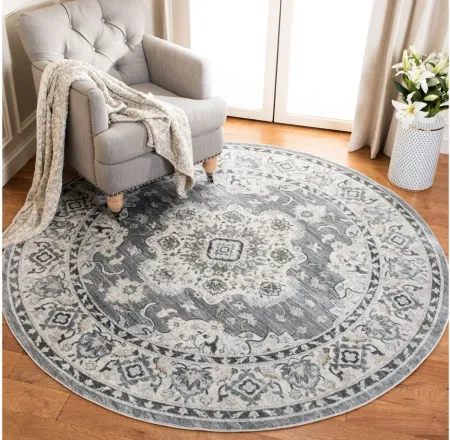Isabella Area Rug in Gray/Light Gray by Safavieh