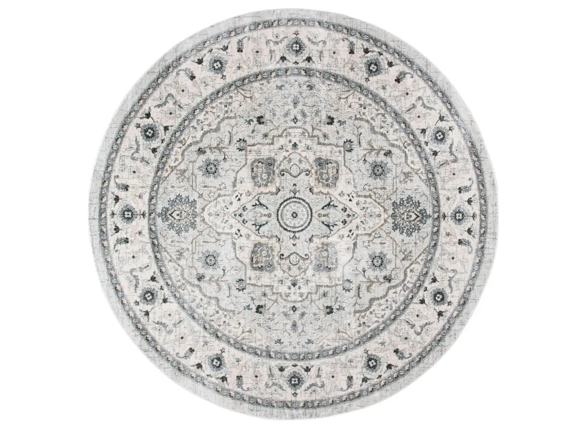 Isabella Area Rug in Light Blue/Cream by Safavieh