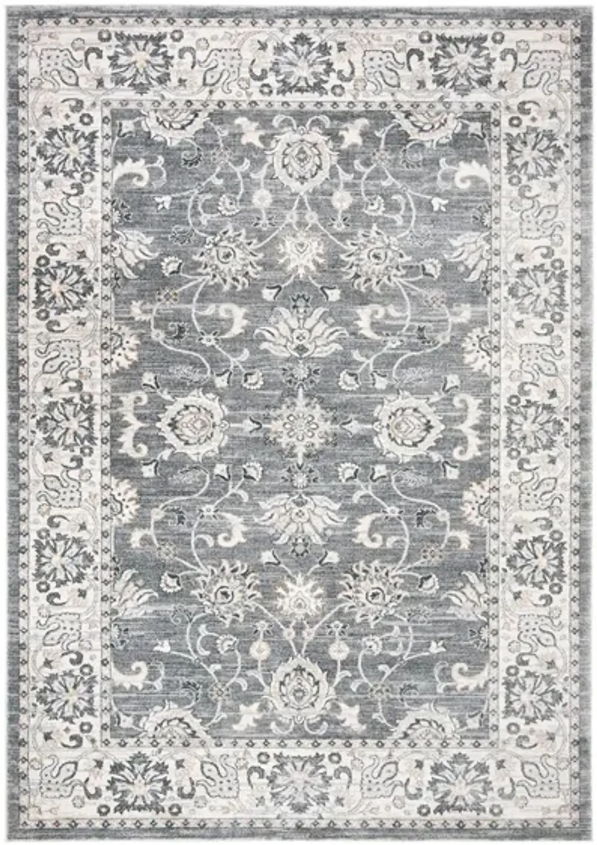 Isabella Area Rug in Gray/Cream by Safavieh