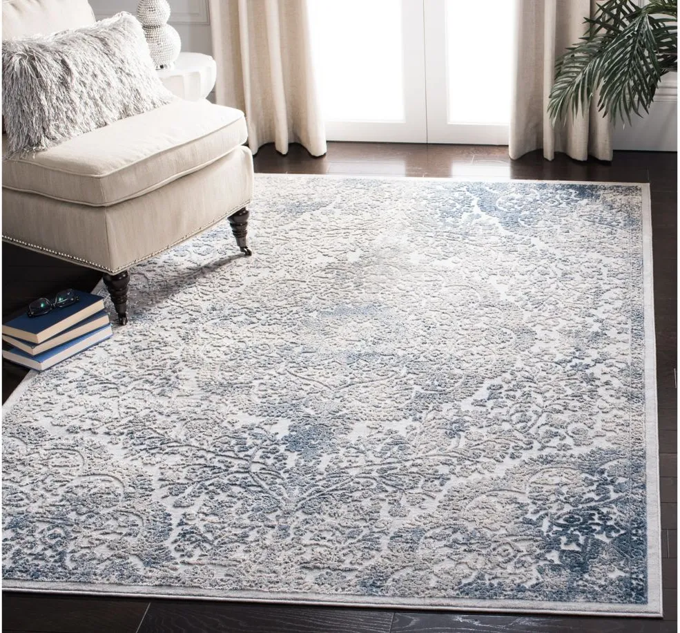 Invista Area Rug in Gray/Blue by Safavieh