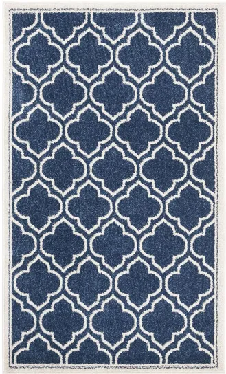 Amherst Area Rug in Navy/Ivory by Safavieh