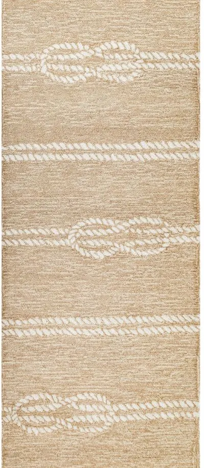 Ropes Indoor/Outdoor Area Rug in Neutral by Trans-Ocean Import Co Inc