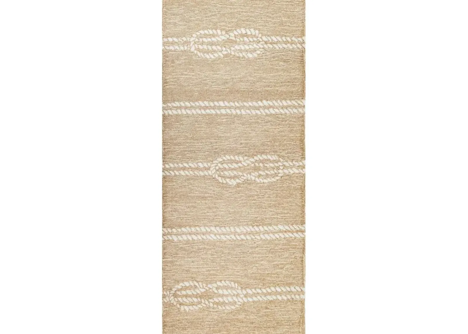 Ropes Indoor/Outdoor Area Rug in Neutral by Trans-Ocean Import Co Inc