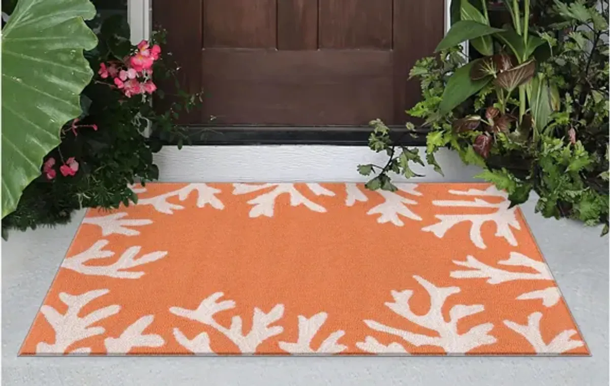 Coral Indoor/Outdoor Area Rug