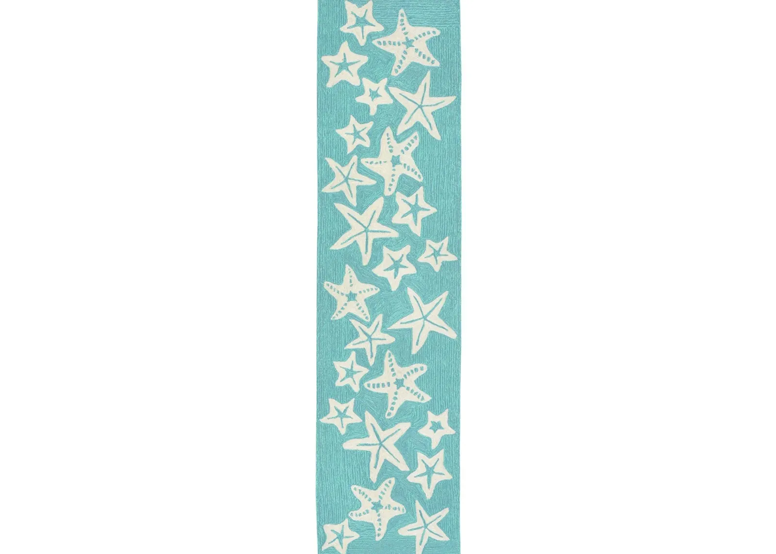 Starfish Indoor/Outdoor Area Rug in Aqua by Trans-Ocean Import Co Inc