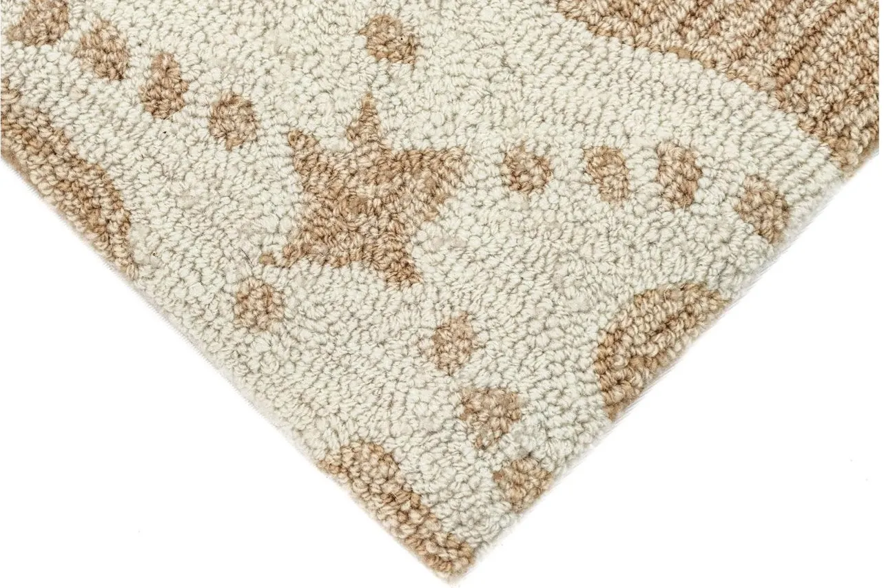 Starfish Indoor/Outdoor Area Rug in Neutral by Trans-Ocean Import Co Inc