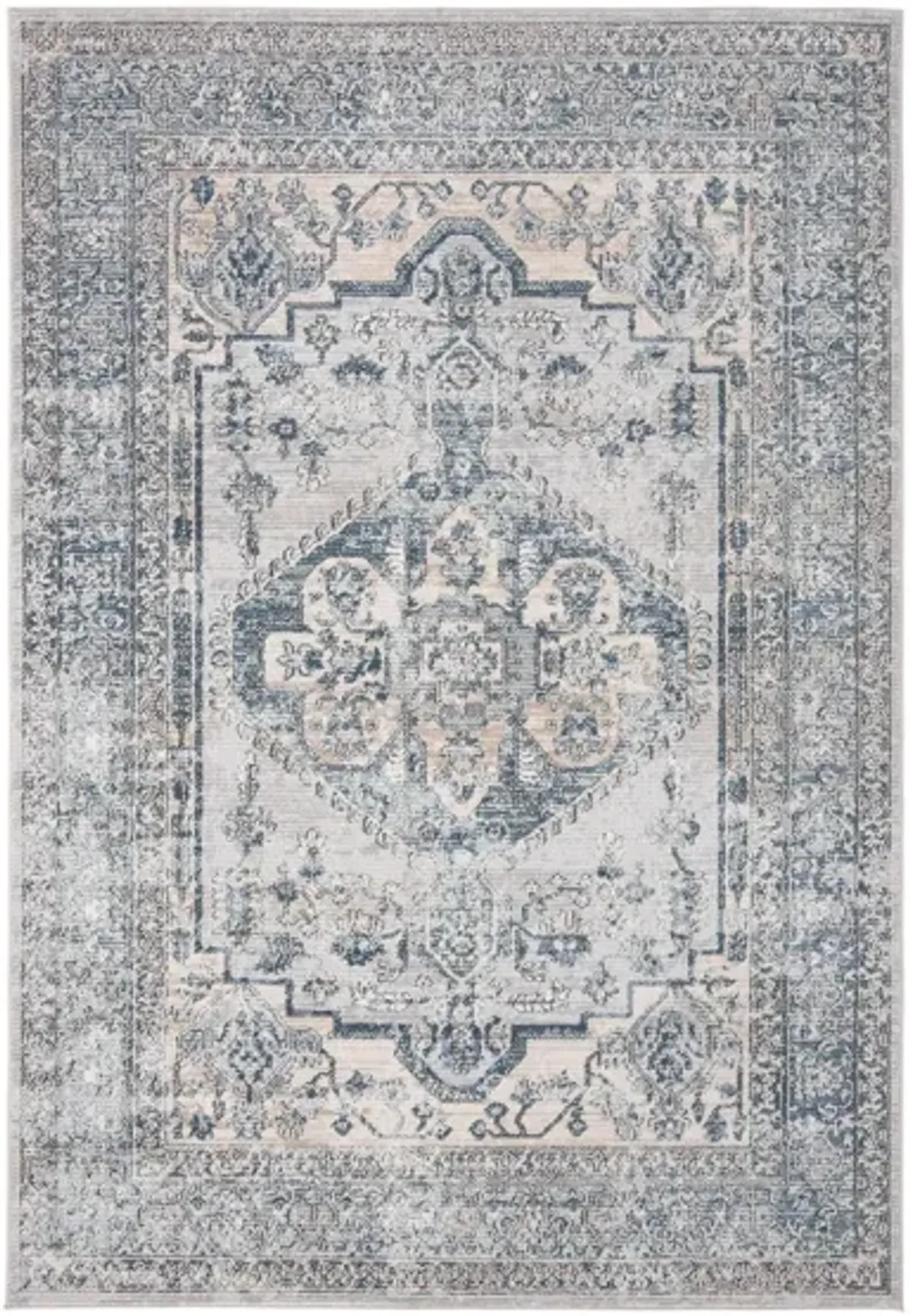 Oregon Area Rug in LIGHT BLUE / IVORY by Safavieh