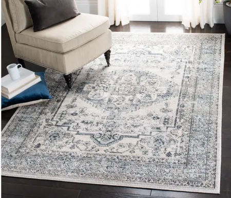 Oregon Area Rug in LIGHT BLUE / IVORY by Safavieh