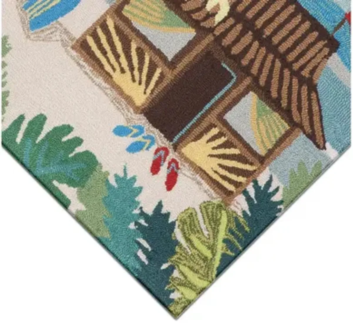 Frontporch Tiki Hut Indoor/Outdoor Area Rug