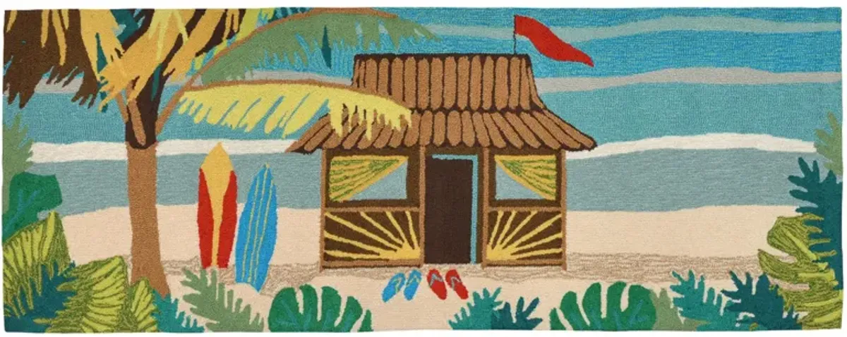 Frontporch Tiki Hut Indoor/Outdoor Area Rug