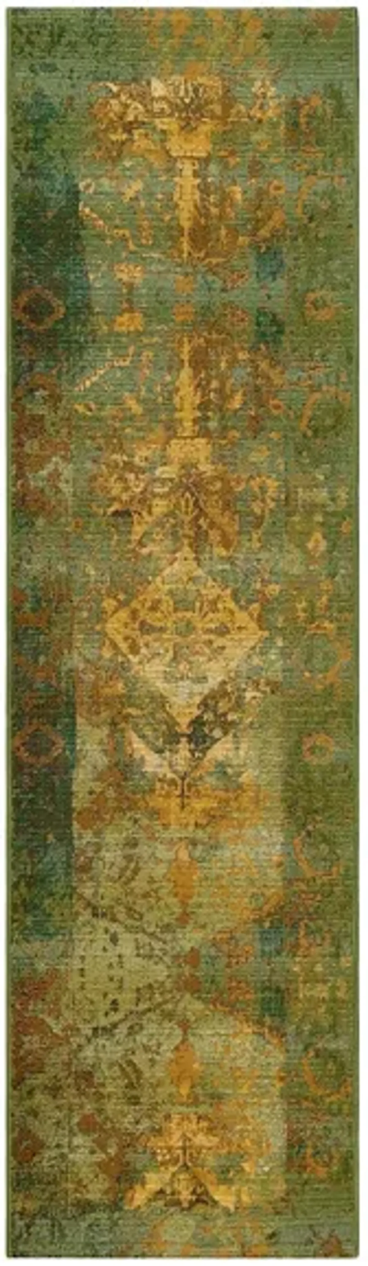 Liora Manne Marina Kermin Indoor/Outdoor Area Rug in Green by Trans-Ocean Import Co Inc