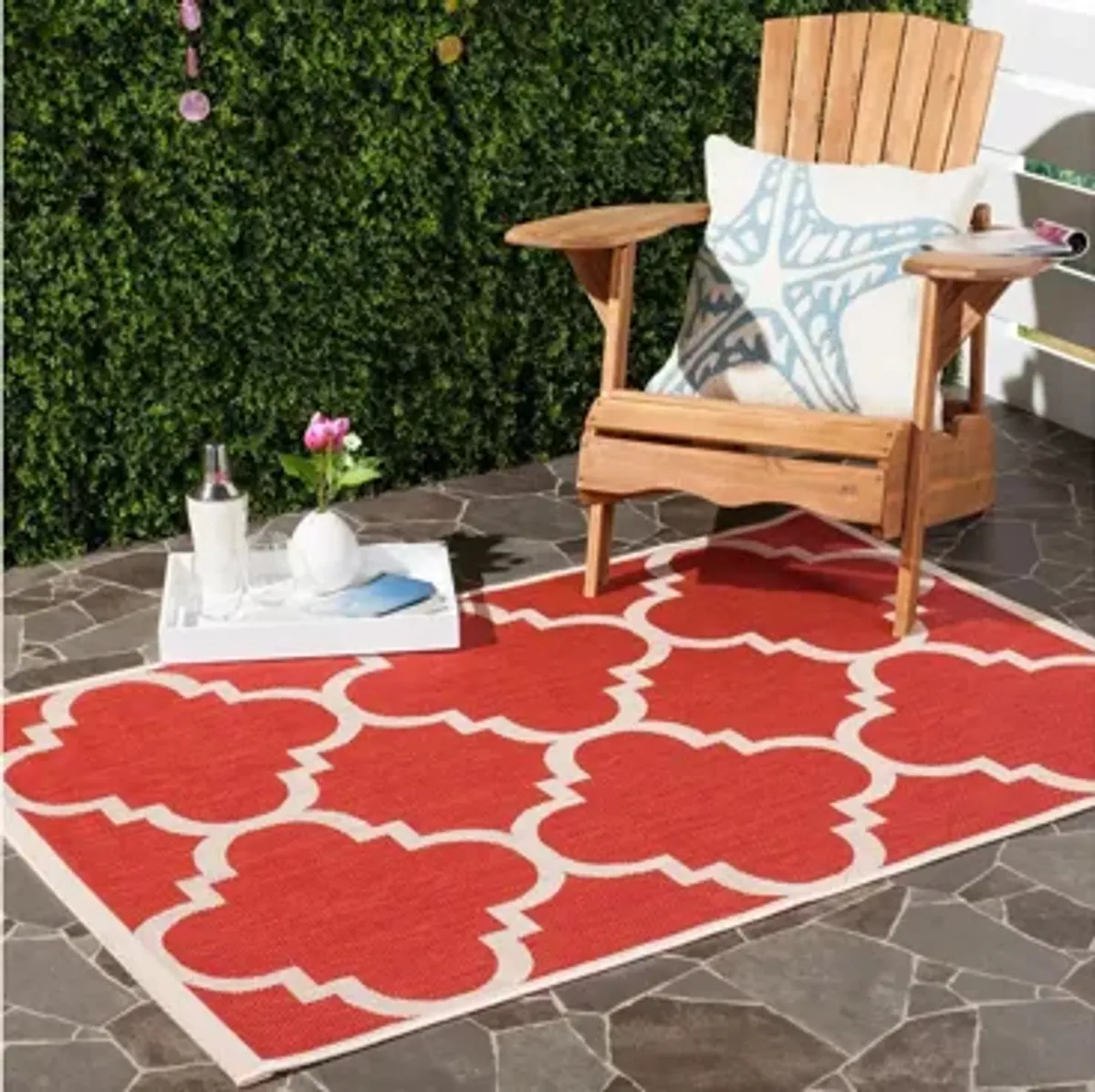 Courtyard Morocco Indoor/Outdoor Runner Rug