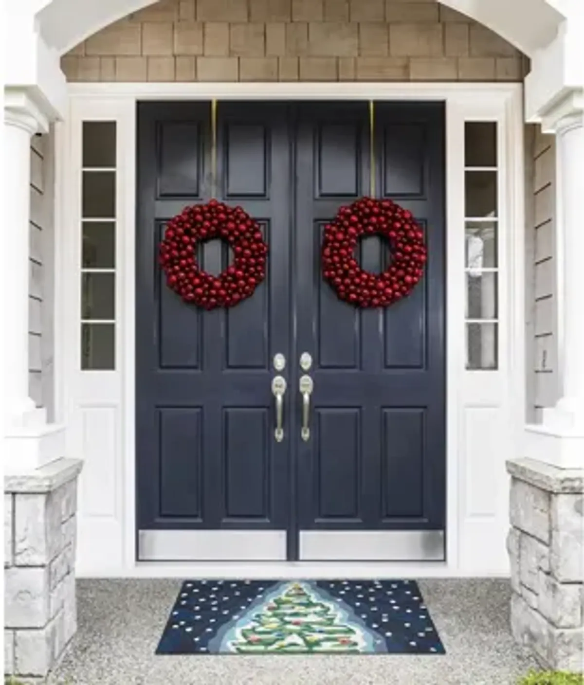 Frontporch Xmas Tree Indoor/Outdoor Area Rug