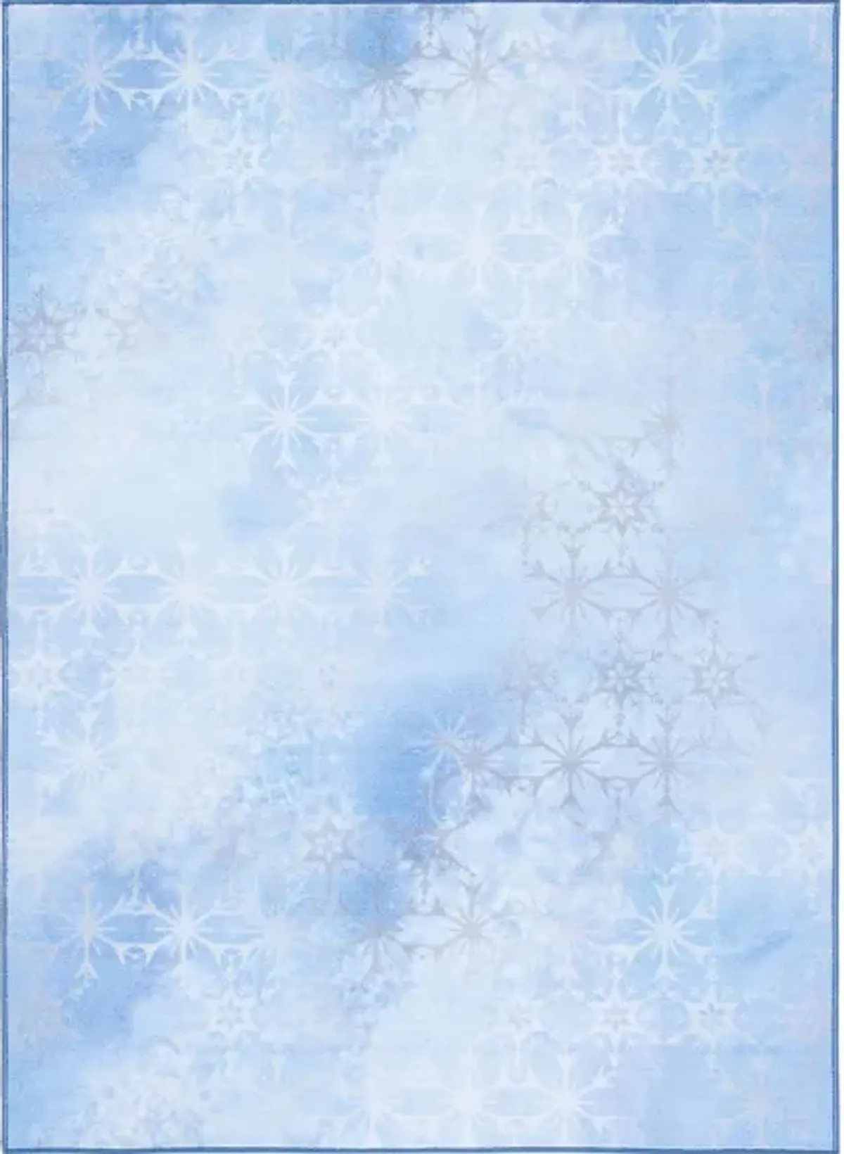 Disney Frozen 2 Area Rug in Light Blue & Blue by Safavieh