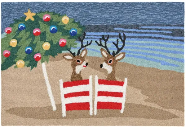 Frontporch Coastal Christmas Indoor/Outdoor Area Rug