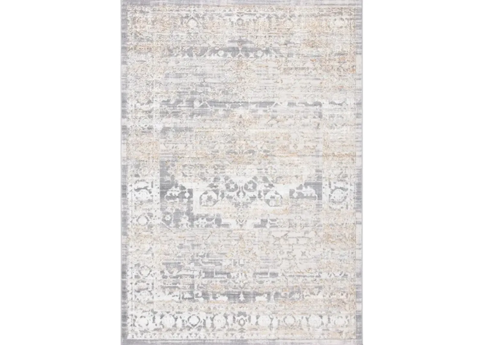 Orchard VII Rug in Gray & Gold by Safavieh