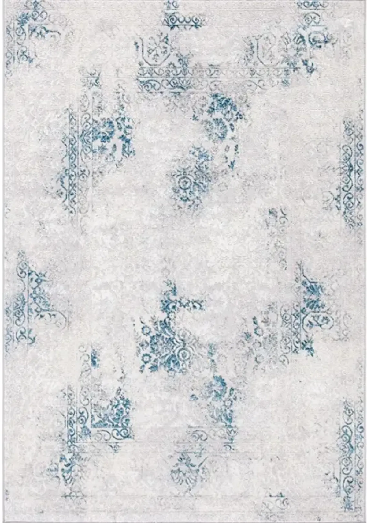 Orchard VIII Rug in Gray & Blue by Safavieh