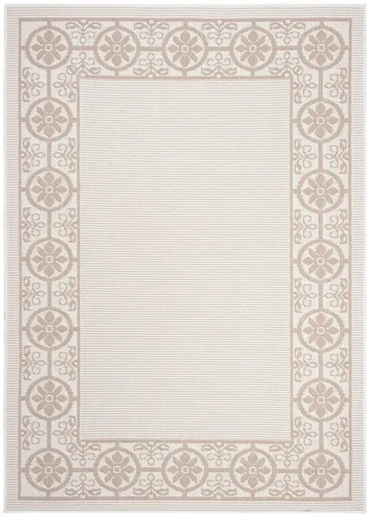 Bermuda St. David Indoor/Outdoor Area Rug in Ivory & Beige by Safavieh