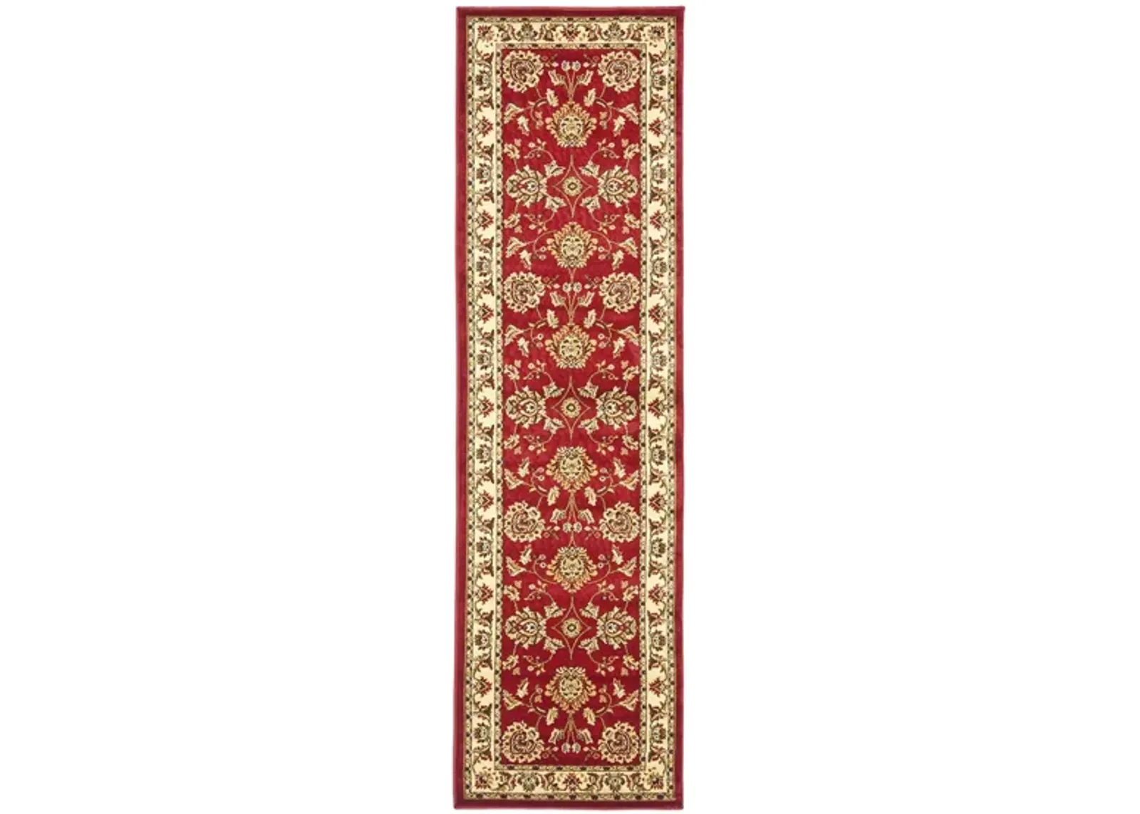 Mersey Runner Rug in Red / Ivory by Safavieh