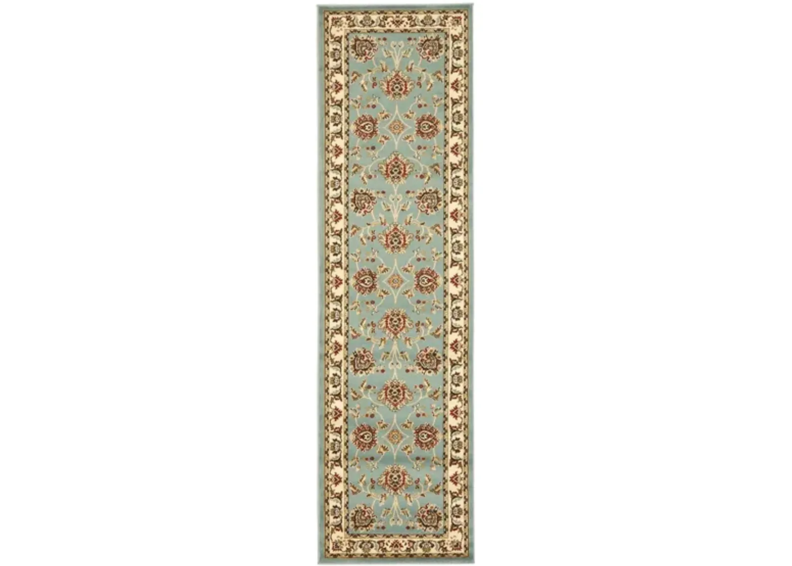 Mersey Runner Rug in Blue / Ivory by Safavieh