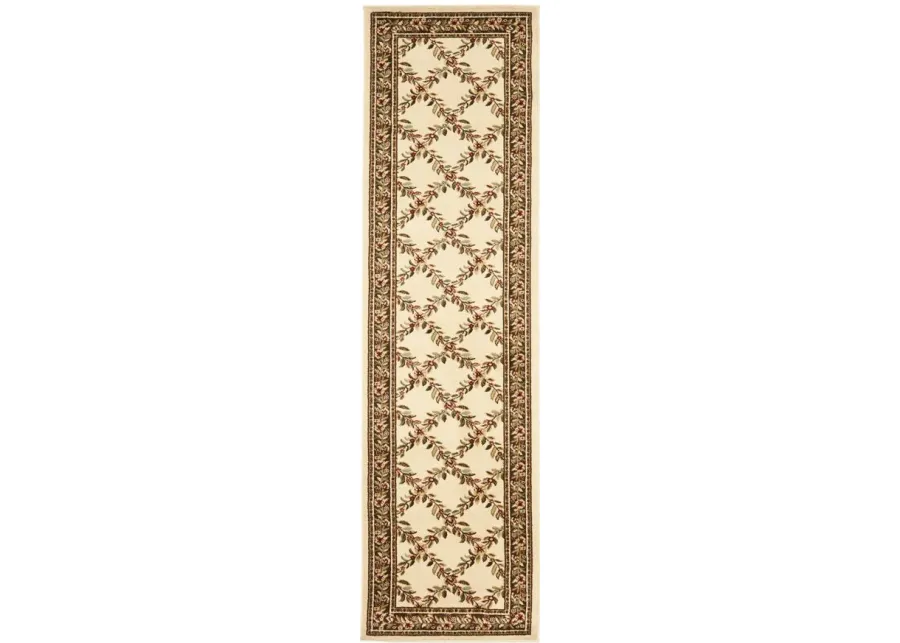 Queensferry Runner Rug in Ivory / Brown by Safavieh