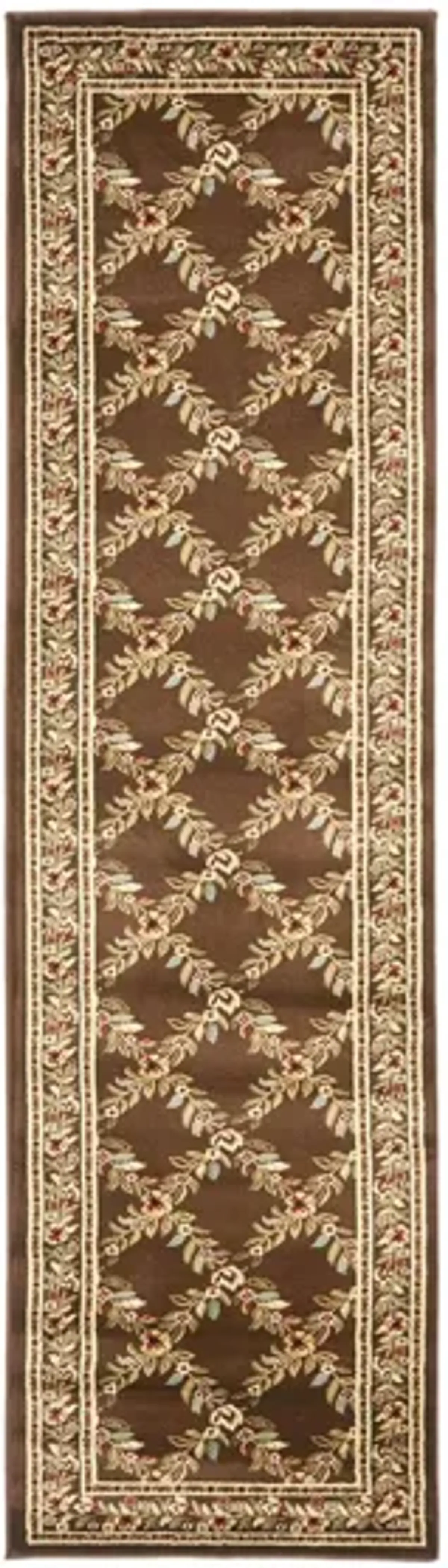 Queensferry Runner Rug in Brown by Safavieh