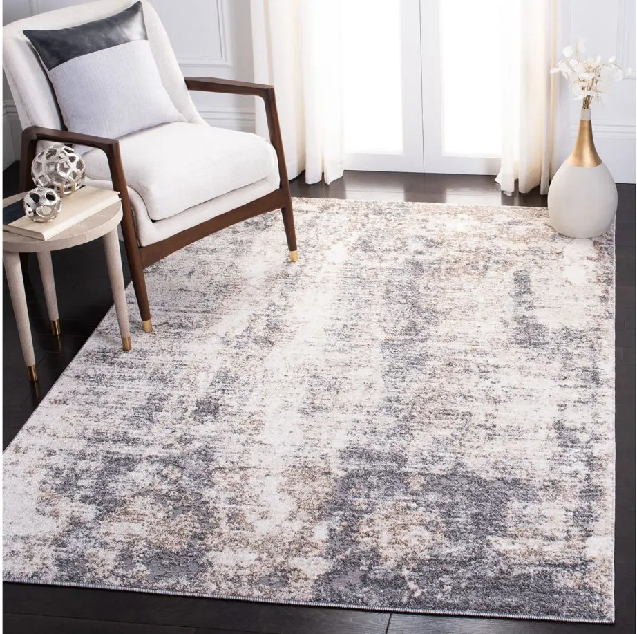 Doyle Area Rug in Ivory & Gray by Safavieh