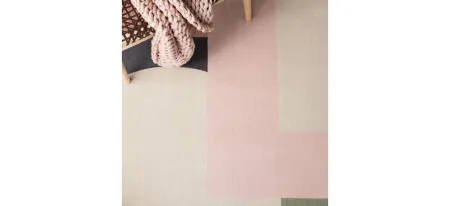 Opula Runner Rug in Beige/Pink by Safavieh