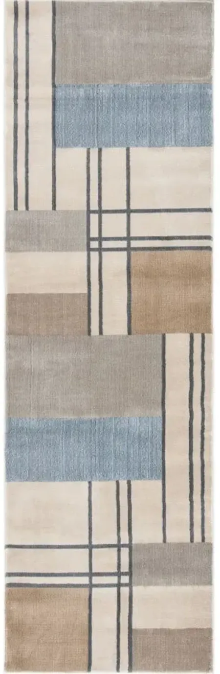 Orianthi Runner Rug in Ivory/Taupe by Safavieh