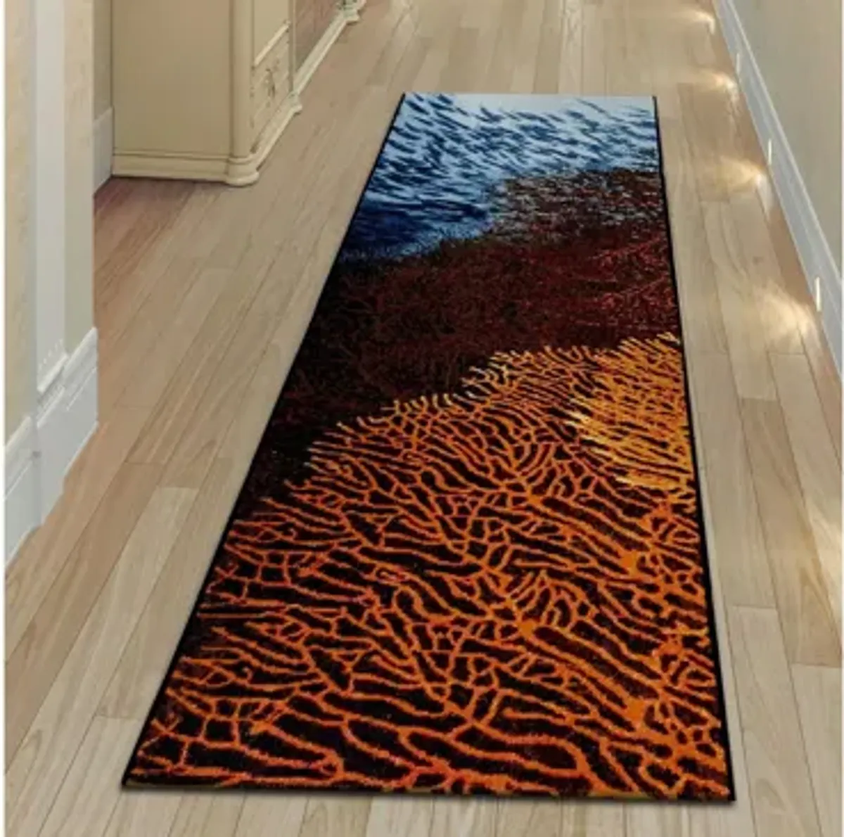 Liora Manne Marina Coral Indoor/Outdoor Rug Area Ocean