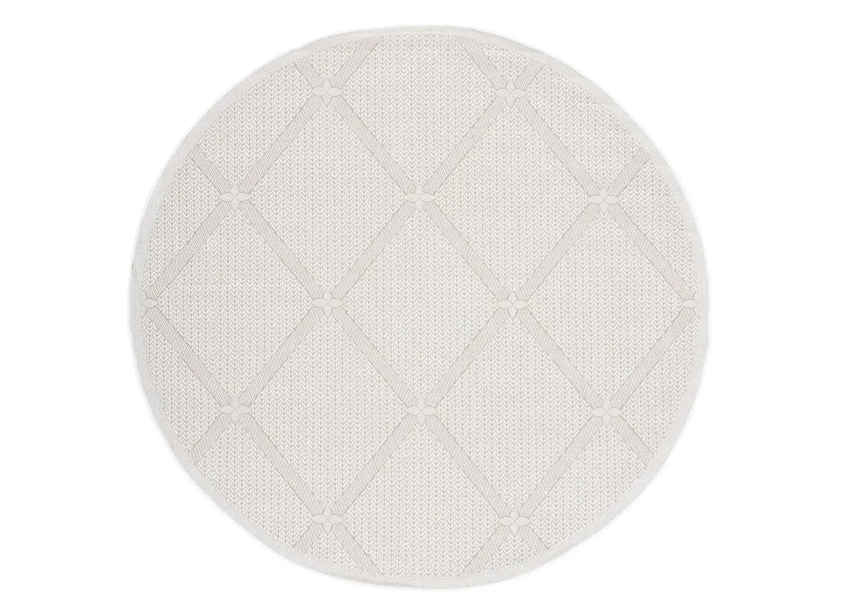 Bermuda Wide Diamond Indoor/Outdoor Round Area Rug