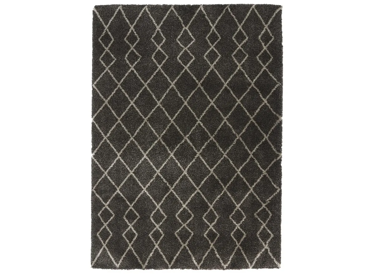 Martil Area Rug in Charcoal by Nourison