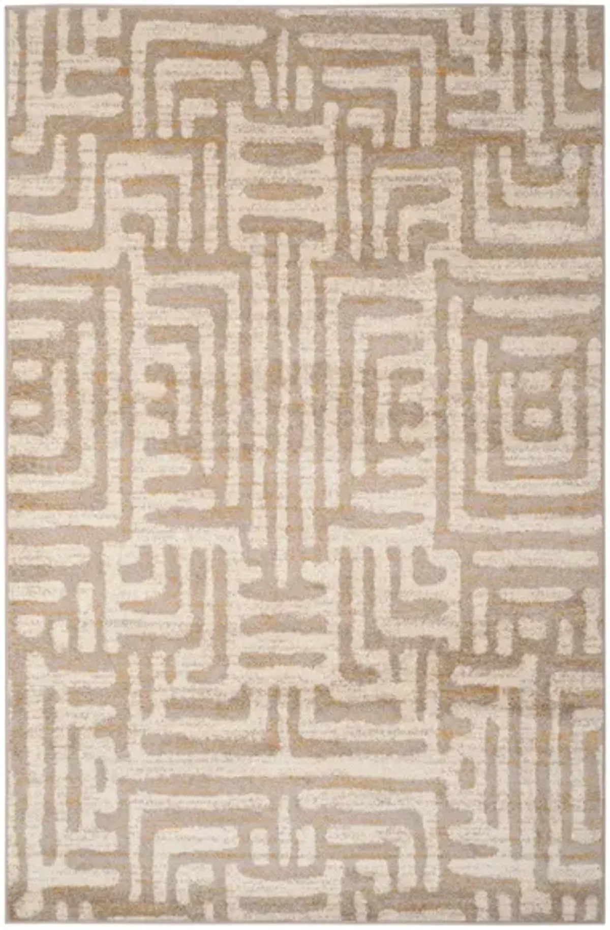 Rhine Ivory Area Rug in Ivory / Mauve by Safavieh