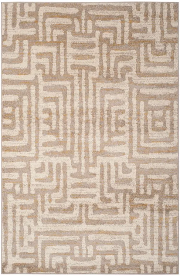 Rhine Ivory Area Rug in Ivory / Mauve by Safavieh