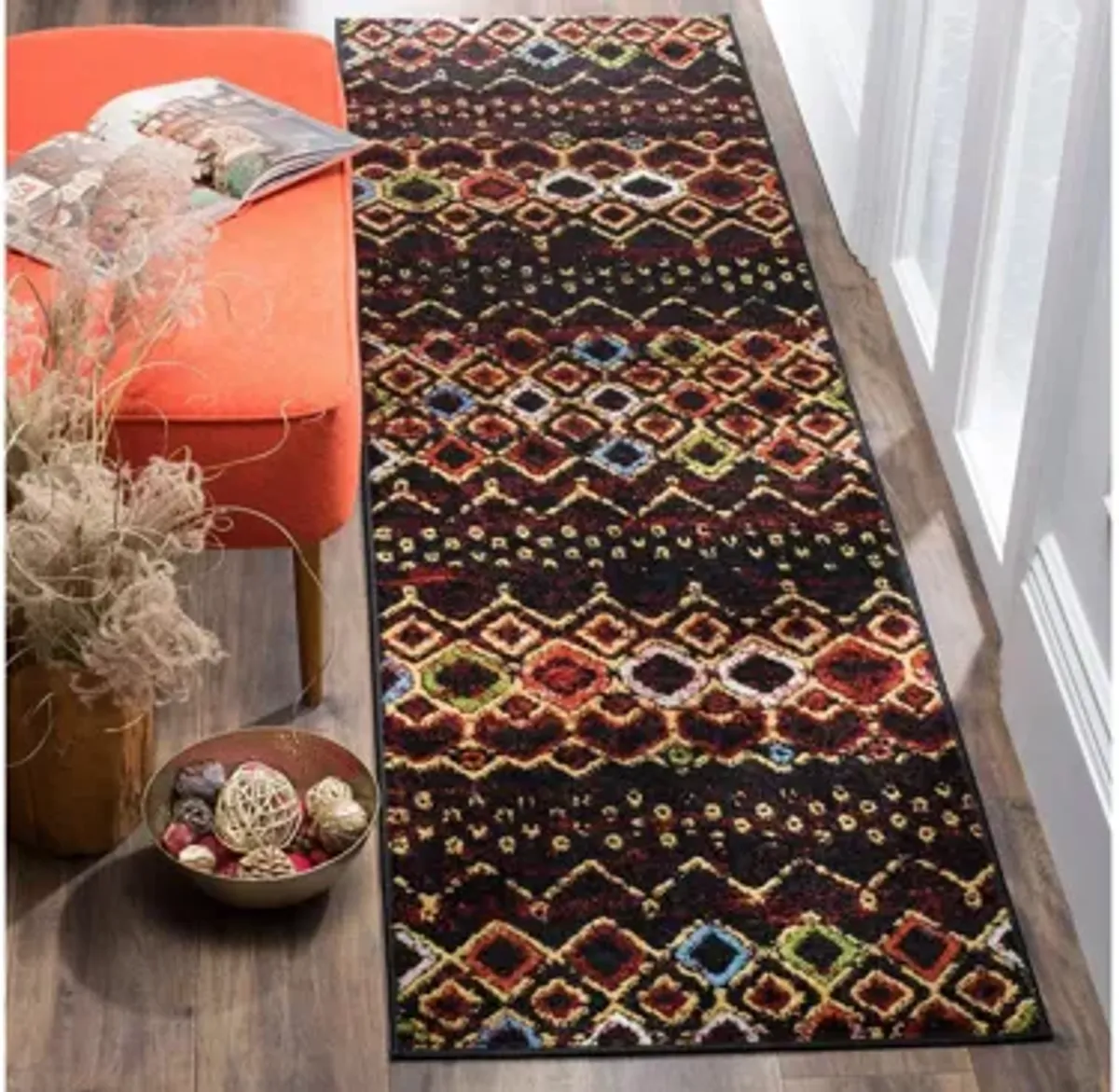 Halen Dark Runner Rug
