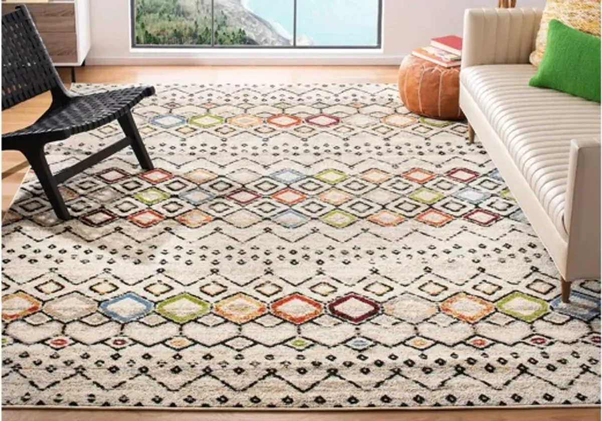 Halen Ivory Area Rug Square