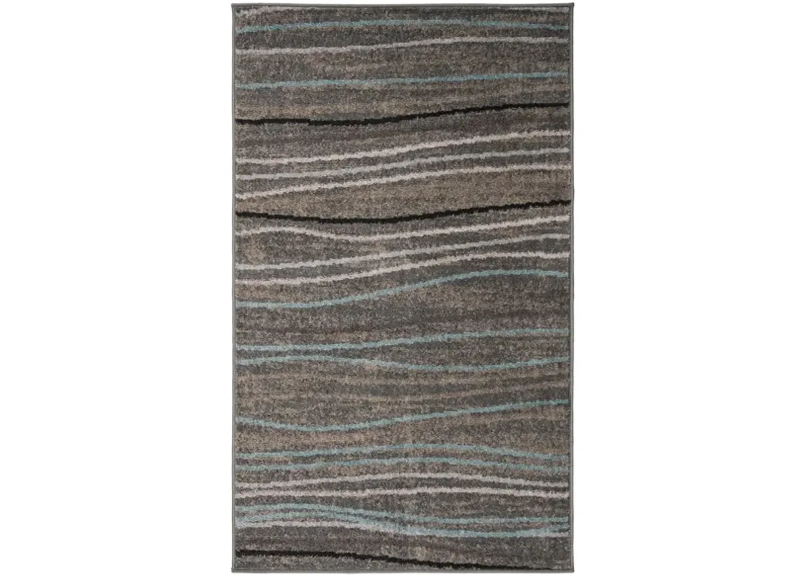 North Sea Silver Area Rug in Silver / Beige by Safavieh