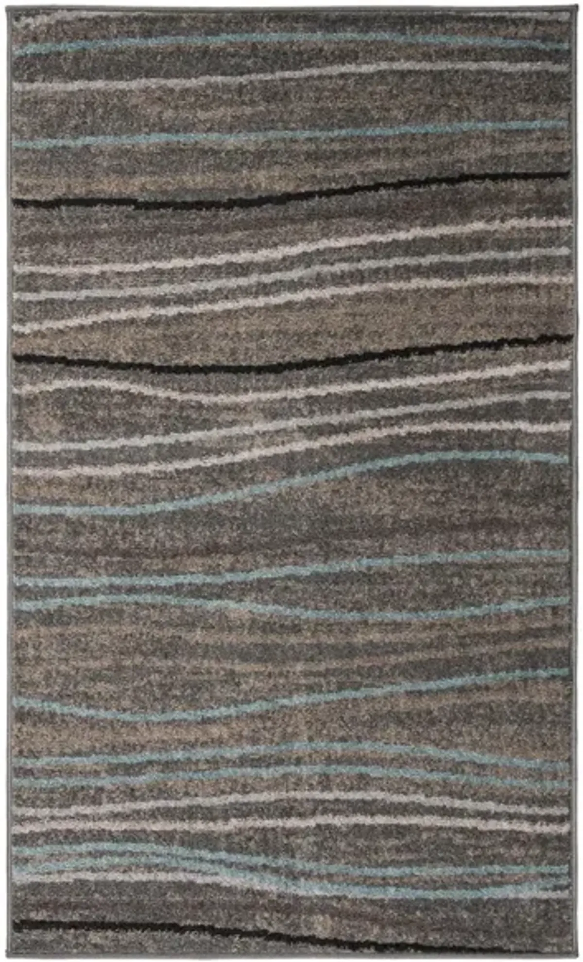 North Sea Silver Area Rug in Silver / Beige by Safavieh