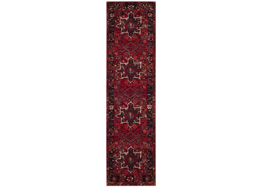 Darius Red Runner Rug in Red by Safavieh