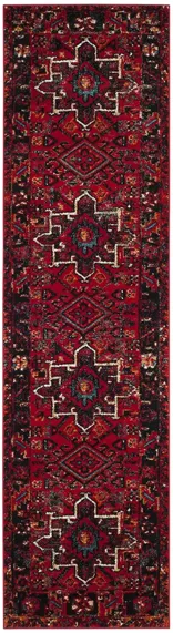 Darius Red Runner Rug in Red by Safavieh