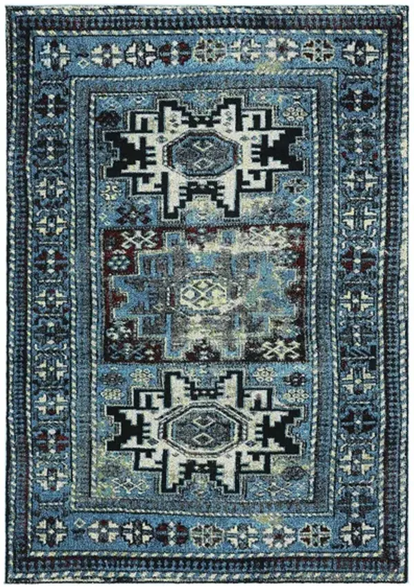 Zagros Light Blue Area Rug