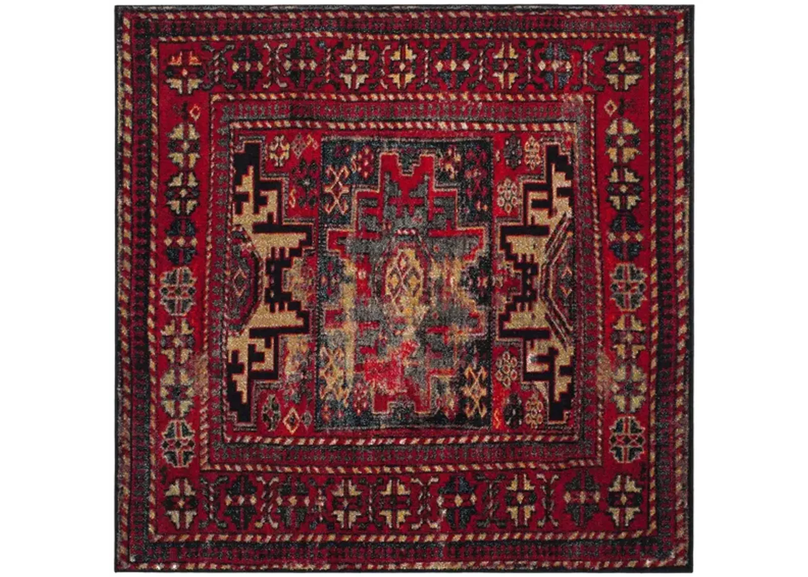 Zagros Area Rug in Red by Safavieh