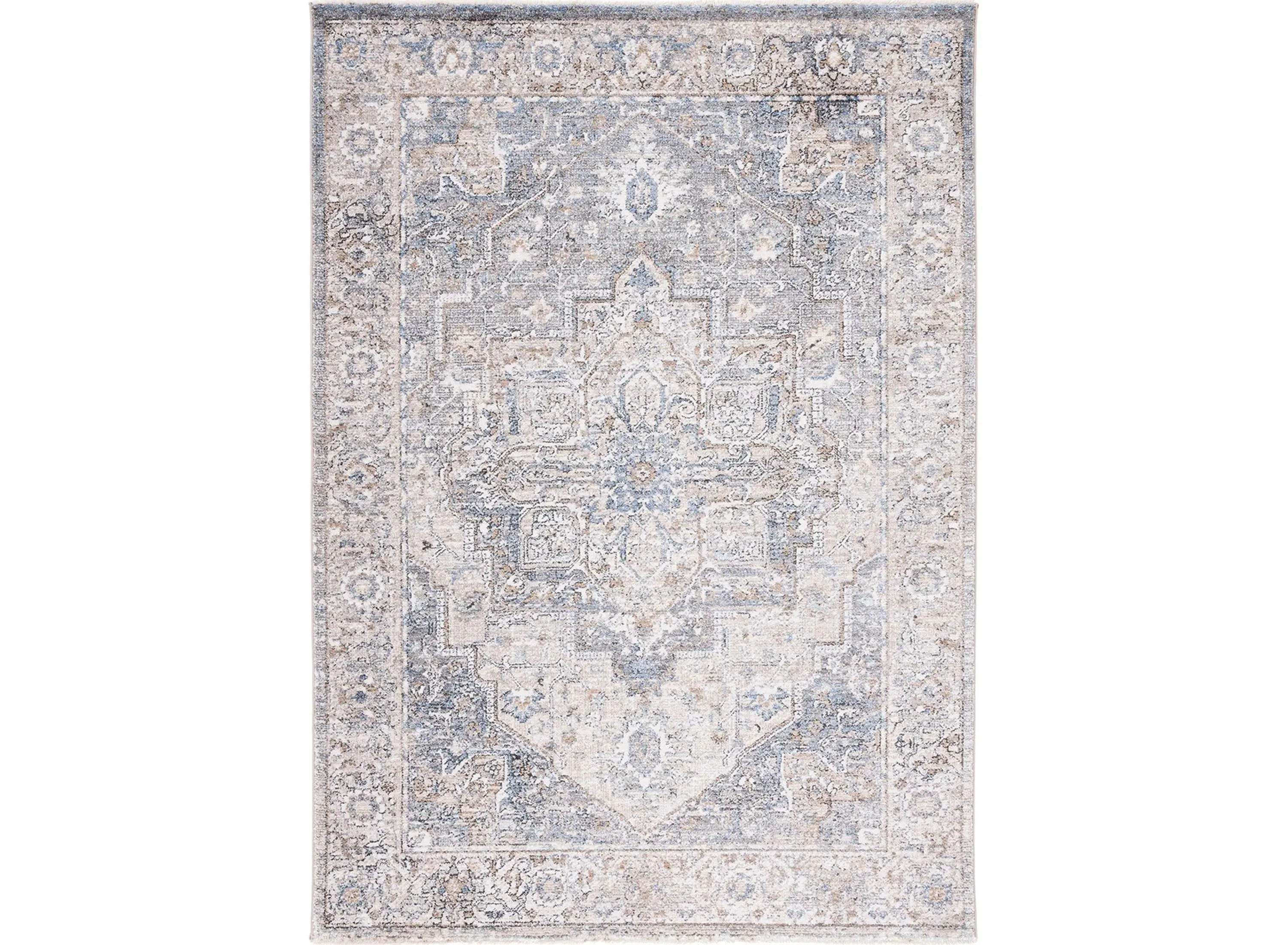 Jasmine Area Rug in Gray & Blue by Safavieh