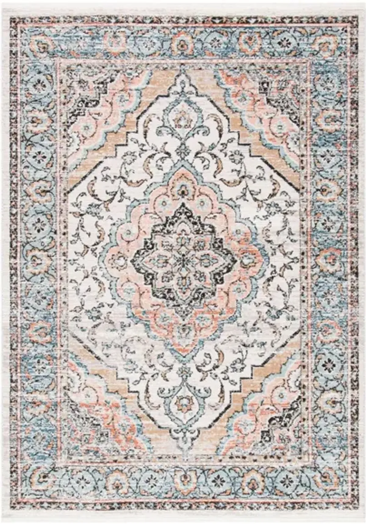 Shivan Area Rug in Gray / Blue by Safavieh