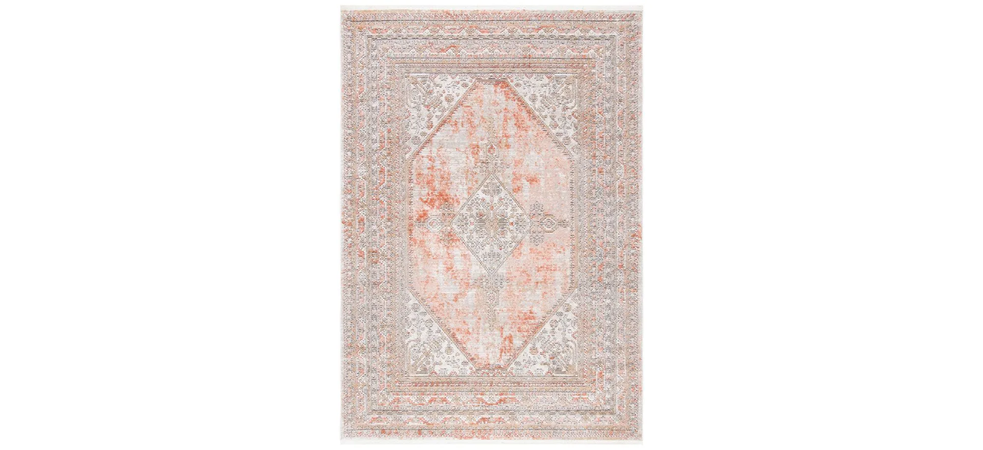 Shivan Area Rug in Rose / Gray by Safavieh