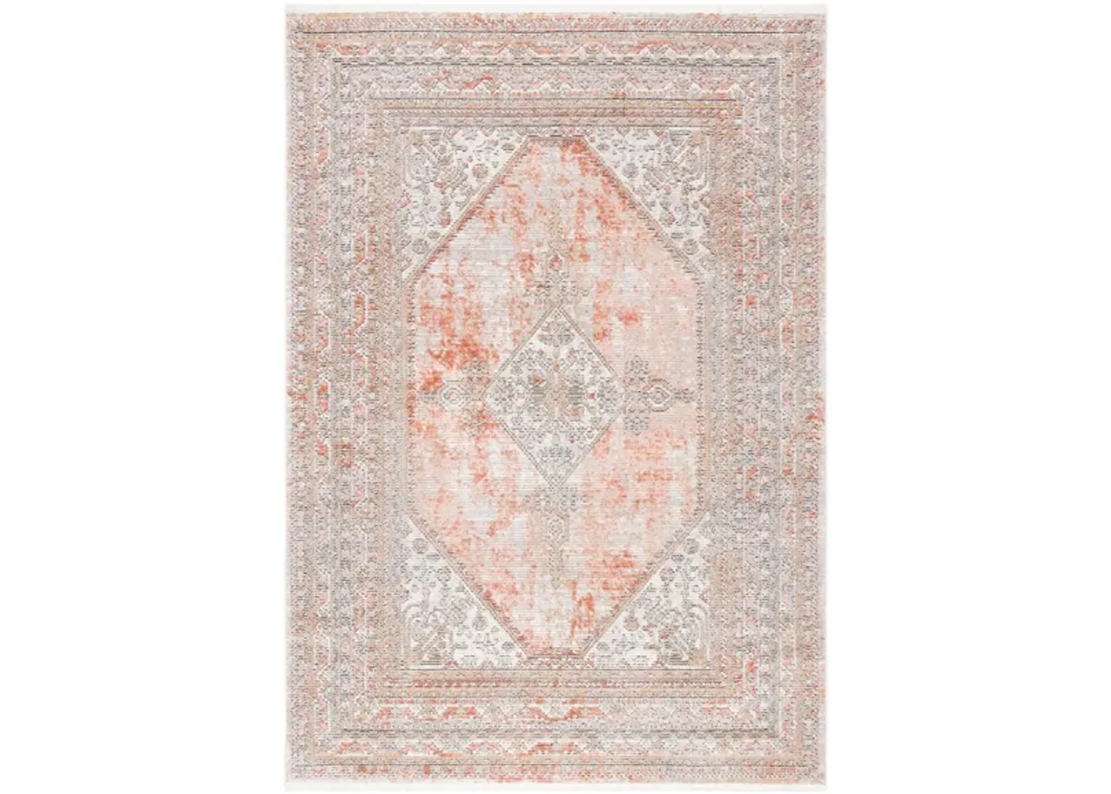 Shivan Area Rug in Rose / Gray by Safavieh